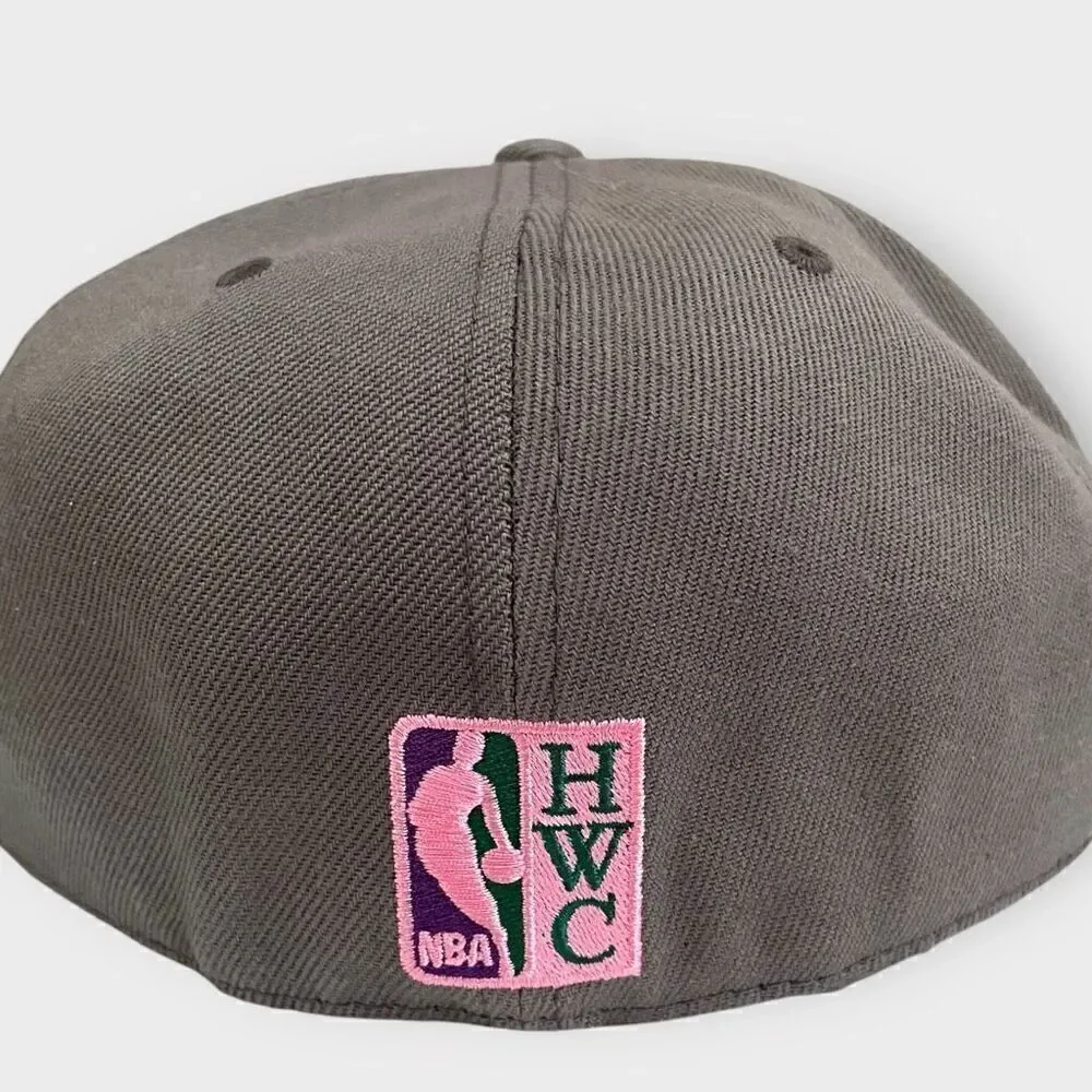 Toronto Raptors Mitchell & Ness NBA From Dusk HWC Fitted Hat Mens size 7 1/2 New